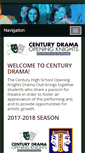 Mobile Screenshot of centurydrama.com